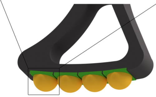 FootTile: a Rugged Foot Sensor for Force and Center of Pressure Sensing in Soft Terrain